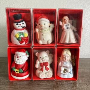 Vintage 1985 Tree Tunes Electronic Christmas Figures Set of‎ 6
